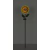 Globo CORALIE lampe solaire tournesol à piquer pour extérieur jardin et allée LED