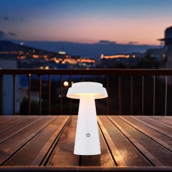 Globo MIRALIE LED lampe solaire d'extérieur à poser, lampe solaire de jardin