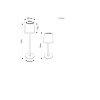 Globo VANNIESO lampe solaire de table d’extérieur moderne LED 3000 Kelvin 6 Watt