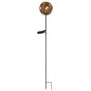 Globo AURALIE borne solaire LED à boule ajourée pour extérieur, jardin et allée