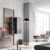 SCHÖNER WOHNEN-Kollektion ALI lampe sur pied demi-cercle avec interrupteur au pied