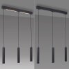 SCHÖNER WOHNEN-Kollektion DANTE suspension linéaire pour table à manger 3 flammes GU10 90 cm 14,4 W