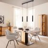 SCHÖNER WOHNEN-Kollektion DANTE suspension linéaire pour table à manger 3 flammes GU10 90 cm 14,4 W