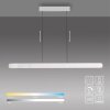 SCHÖNER WOHNEN-Kollektion ADRIANA ROUND LED suspension linéaire, luminaire suspendu 2 flammes, 160 cm, 2700-5000 Kelvin, 2880 Lumen, 24 Watt
