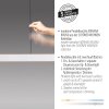 SCHÖNER WOHNEN-Kollektion ADRIANA ROUND LED suspension linéaire, luminaire suspendu 2 flammes, 160 cm, 2700-5000 Kelvin, 2880 Lumen, 24 Watt