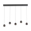 SCHÖNER WOHNEN-Kollektion LINI suspension LED 5 lumières réglable en hauteur
