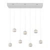 SCHÖNER WOHNEN-Kollektion LINI luminaire suspendu LED 7 flammes hauteur réglable