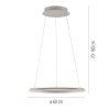 SCHÖNER WOHNEN-Kollektion QUILLO suspension LED anneau 60 cm