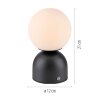 SCHÖNER WOHNEN-Kollektion RUDI lampe de table LED globe tactile design moderne
