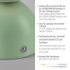 Schöner Wohnen-Kollektion RUDI lampe de table globe LED lampe d’appoint tactile