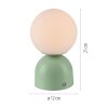 Schöner Wohnen-Kollektion RUDI lampe de table globe LED lampe d’appoint tactile