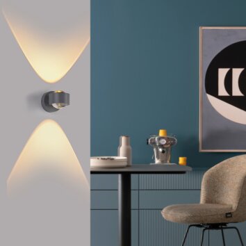 SCHÖNER WOHNEN-Kollektion CHIA applique murale LED 2-flammes 3000K 220 lm 2 W