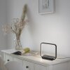Paul Neuhaus lampe à poser LED OMARI, cadre lumineux carré, 3000 Kelvin blanc chaud