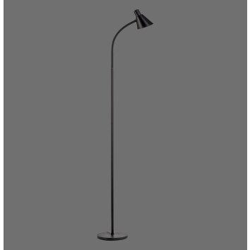 Leuchten Direkt, lampadaire liseuse PIXIE tête conique, LED 3000 Kelvin blanc chaud, réglable