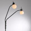 Leuchten Direkt Lampadaire LOKI, bras courbés, blanc opale, 3000 kelvins blanc chaud
