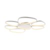 Leuchten Direkt Plafonnier LED PEBBLES, boucles ovales, mémoire, 3000 Kelvin blanc chaud