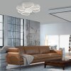 Leuchten Direkt Plafonnier LED PEBBLES, boucles ovales, mémoire, 3000 Kelvin blanc chaud