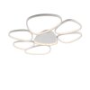 Leuchten Direkt Plafonnier LED PEBBLES, boucles ovales, mémoire, 3000 Kelvin blanc chaud