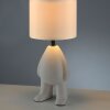 Leuchten Direkt Lampe à poser TED, pied figuratif moderne beige en céramique