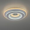 Leuchten Direkt plafonnier LED TOLAGO, télécommande, blanc réglable 2700-5000 Kelvin