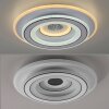 Leuchten Direkt plafonnier LED TOLAGO, télécommande, blanc réglable 2700-5000 Kelvin