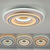 Leuchten Direkt plafonnier LED TOLAGO, télécommande, blanc réglable 2700-5000 Kelvin