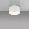 Leuchten Direkt plafonnier cylindrique LED moderne TANIKA blanc, 3 000 Kelvin blanc chaud