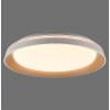 Leuchten Direkt Plafonnier LED SATI, forme ronde et plate, 3000 Kelvin blanc chaud