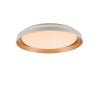Leuchten Direkt Plafonnier LED SATI, forme ronde et plate, 3000 Kelvin blanc chaud