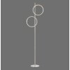 Leuchten Direkt lampadaire LED RITUS à 2 cercles décalés, blanc chaud 3000 Kelvin