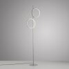Leuchten Direkt lampadaire LED RITUS à 2 cercles décalés, blanc chaud 3000 Kelvin