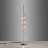 Leuchten Direkt lampadaire Emanda moderne à spirale dorée, LED 3000 Kelvin blanc chaud
