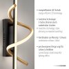 Leuchten Direkt Applique murale LED EMANDA, spirale dorée, 3000 Kelvin blanc chaud