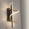 Leuchten Direkt Applique murale LED EMANDA, spirale dorée, 3000 Kelvin blanc chaud