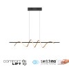 Leuchten Direkt Suspension LED Emanda, mémoire, hauteur réglable, 3000 Kelvin blanc chaud