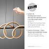 Leuchten Direkt Suspension LED Emanda, mémoire, hauteur réglable, 3000 Kelvin blanc chaud
