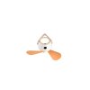 Reality Ventilateur de plafond LED Rena, forme d’avion, blanc, dimmable par télécommande