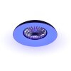 Reality Ventilateur de plafond Svaerholt, RGB, noir, blanc réglable 2700-6500 Kelvin