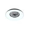 Reality Ventilateur de plafond Svaerholt, RGB, noir, blanc réglable 2700-6500 Kelvin
