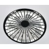 Reality Ventilateur de plafond Svaerholt, RGB, noir, blanc réglable 2700-6500 Kelvin