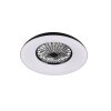 Reality Ventilateur de plafond Svaerholt, RGB, noir, blanc réglable 2700-6500 Kelvin