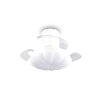 Reality Ventilateur LED Boras, blanc réglable 2700-6500 Kelvin, dimmable, télécommande