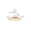 Reality Ventilateur de plafond LED Volda, blanc réglable 2700-6500 Kelvin, télécommandé
