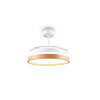 Reality Ventilateur de plafond LED Volda, blanc réglable 2700-6500 Kelvin, télécommandé