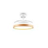 Reality Ventilateur de plafond LED Volda, blanc réglable 2700-6500 Kelvin, télécommandé