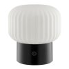 Brilliant Leuchten lampe à poser RGB LED Sarastro nervurée IP44, 2700 Kelvin blanc chaud