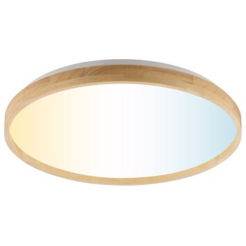 Brilliant Plafonnier rond et plat LED Alson, blanc réglable 3000-6500 Kelvin