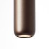 Brilliant Suspension Jane avec abat-jour cylindrique brun et douille GU10