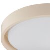 Brilliant Leuchten, plafonnier rond et plat à LED Sonora, beige, 3000 Kelvin blanc chaud