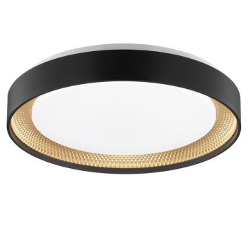 Brilliant Plafonnier LED Waldo, dimmable par télécommande, blanc réglable 3000-6500 Kelvin